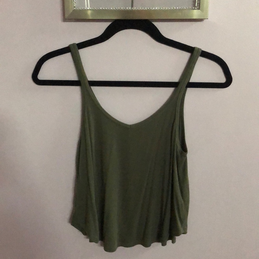 ARMY GREEN TANK TOP